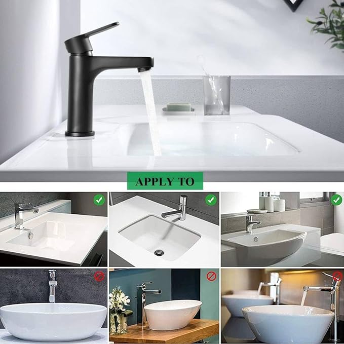 New Ware Brass Matte Black Hot & Cold Single for Home, Bathroom, Kitchen Faucet with 15 cm Tall Body Faucets Mixer Taps