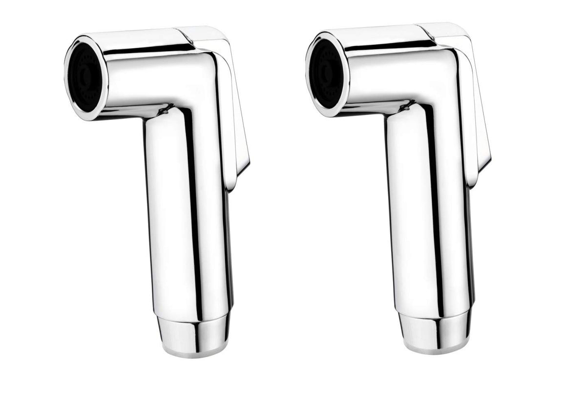 New Ware High Pressure Brass Health Faucet Jet Spray for Bathroom & Toilet, Chrome Finish Handheld Bidet Shower Gun, Leak Proof Hygienic Toilet Spray, Heavy Duty Bathroom Accessory, Pack of 1