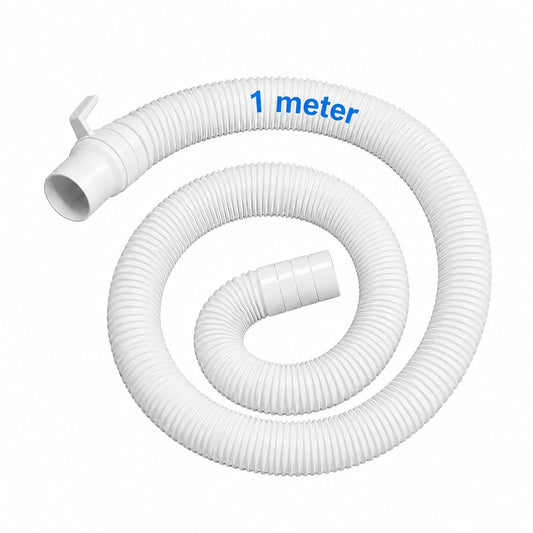 NEW WARE® 1-Meter Outlet Pipe for Fully and Semi-Automatic Washing Machines Extension & Flexible Pipe Durable Drain Hose