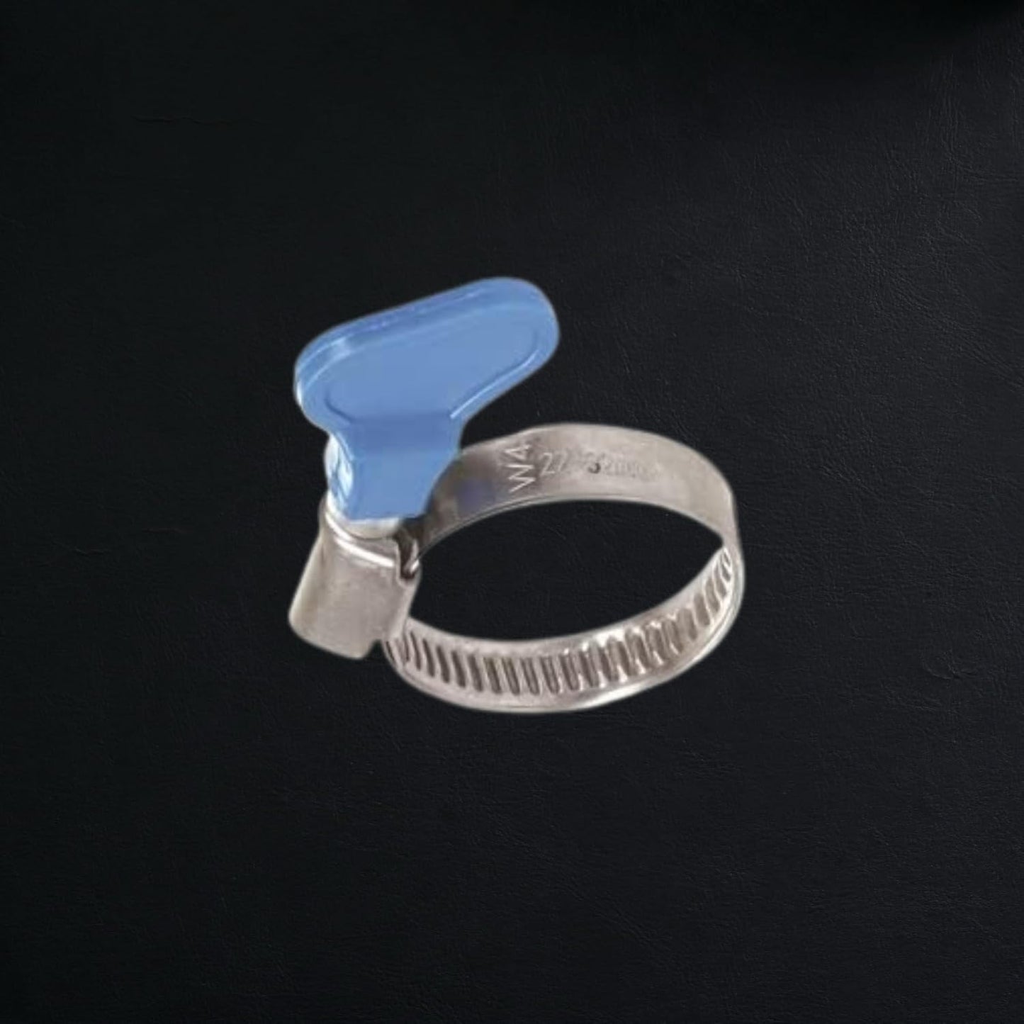 NEW WARE® Stainless Steel Hose Clamp 1 Inch Adjustable Pipe Clamp with Key | Heavy Duty Rust Proof Hose Pipe Clip for Water Pipe, Plumbing, Automotive & Mechanical Use (Pack of 4)