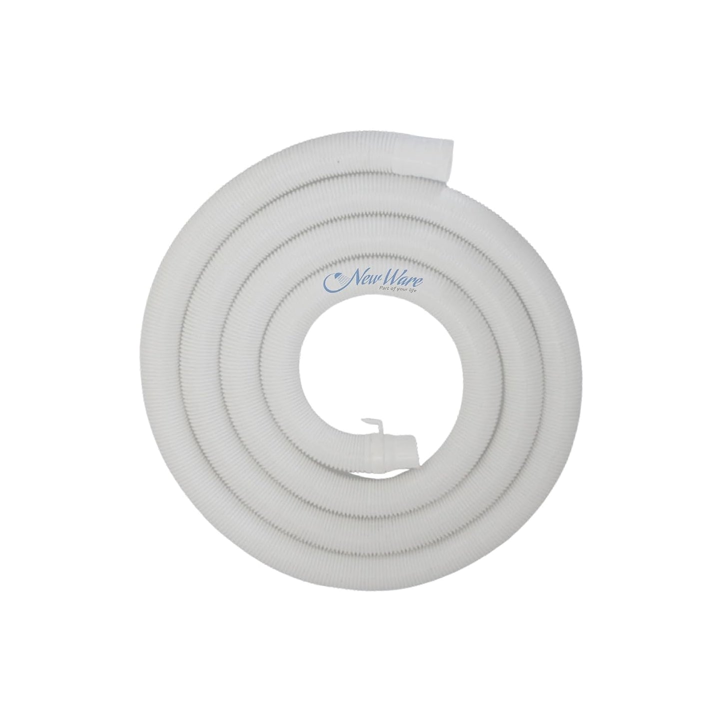 NEW WARE® 5-Meter Outlet Pipe for Fully and Semi-Automatic Washing Machines Extension & Flexible Pipe Durable Drain Hose