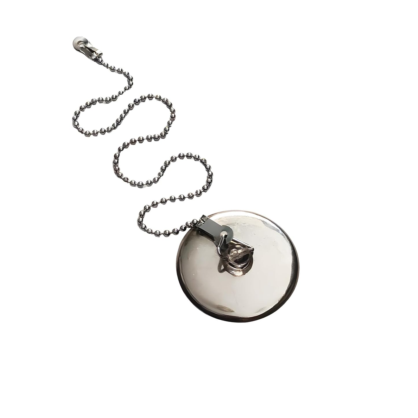 NEW WARE 40mm Bath Tub Chain Plug Drain - Bathroom Sink Basin Stopper Plug with Chain