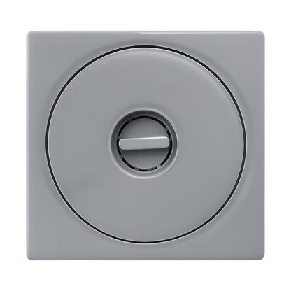 NEW WARE® Square Floor Drain Cover 6x6 Inch PVC – Bathroom Drain Jali, Anti-Clog Strainer Grating for Shower, Kitchen & Balcony Waste Water (Grey Color)