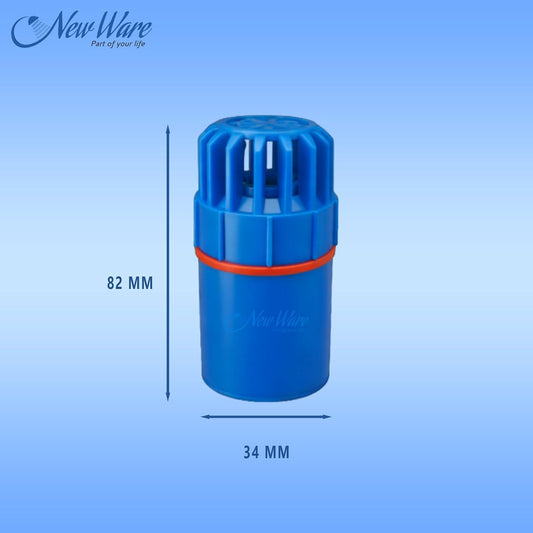 New Ware Plastic Foot Valve 25mm 1 Inch PVC Non Return Check Valve for Water Pump Borewell Pipeline Stainless Steel Spring Leak Proof Durable Rust Free Heavy Duty Suction Valve High Performance