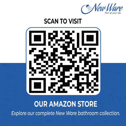 NEW WARE PVC Plastic Toilet Seat Cover Hinges CERA Type Round Long Clamp WC Seat Fixing Hinges Durable Rust Free Bathroom Fittings Easy Install Toilet Seat Hinge Set White Pack of 1 Set Use Fit