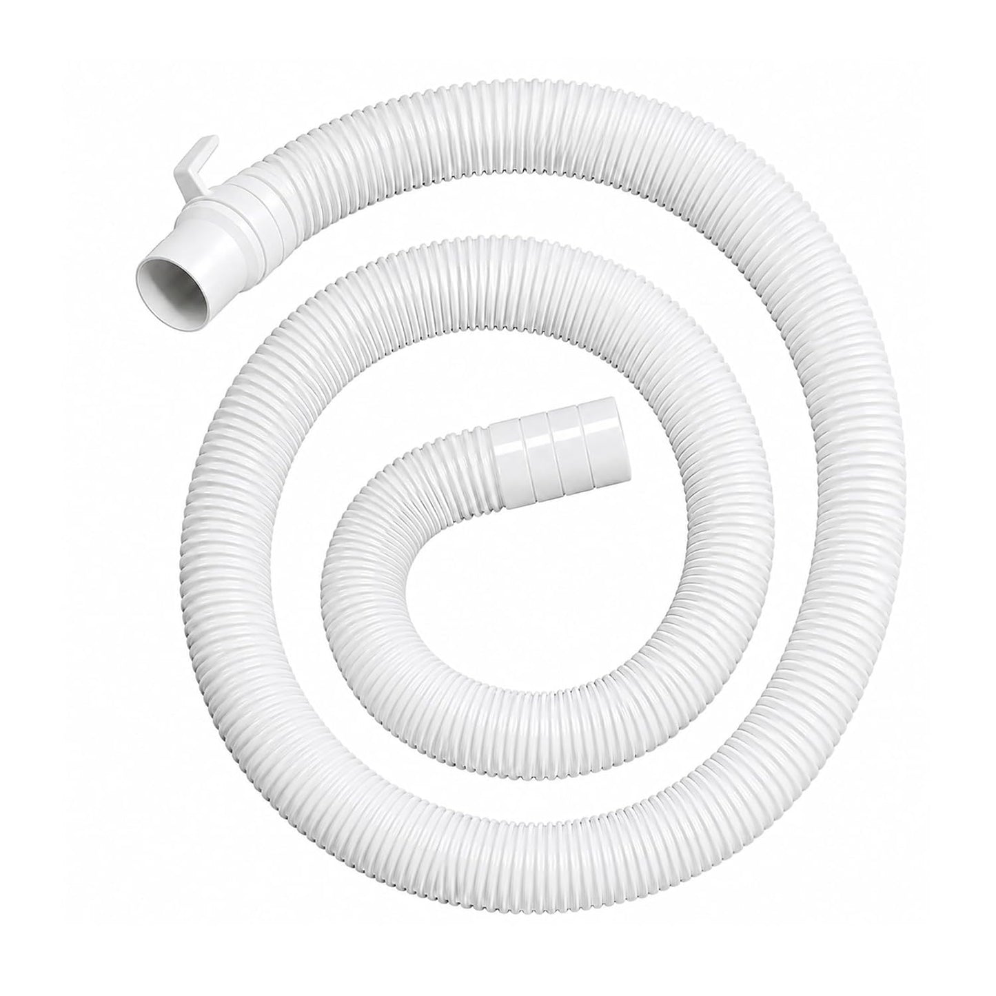 NEW WARE® 2-Meter Outlet Pipe for Fully and Semi-Automatic Washing Machines Extension & Flexible Pipe Durable Drain Hose