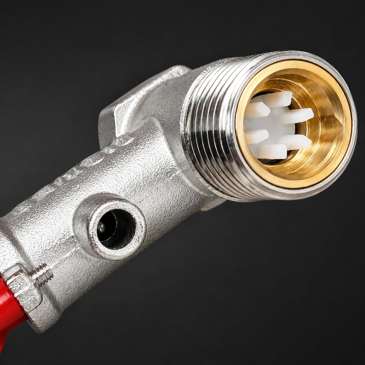 NEW WARE® Electric Water Heater Pressure Relief Check Safety Device 0.9 MPa | Brass Geyser Inlet Pressure Release 1/2 Inch | Non Return Plumbing Fitting for Storage & Instant Water Heater