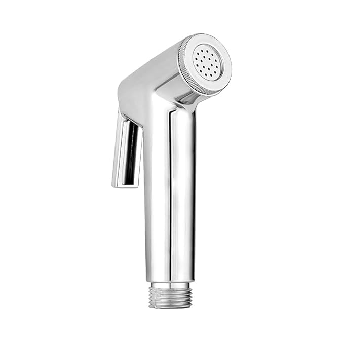 New Ware® Health Faucet Gun | ABS Hand Jet Bidet Spray Head for Bathroom & Toilet | Chrome Finish (Conti Type)