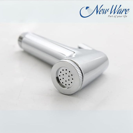 New Ware® Health Faucet Gun | ABS Hand Jet Bidet Spray Head for Bathroom & Toilet | Chrome Finish (Conti Type)