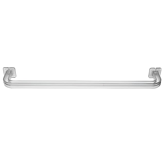 New Ware ABS Towel Rod 21 Inch | Unbreakable Plastic Wall Mounted Towel Rail for Bathroom | Durable Towel Hanger Design