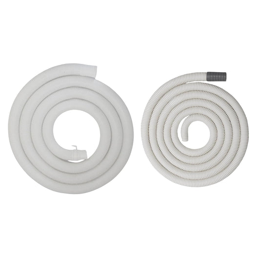 NEW WARE® 2 Meter Semi-Automatic Washing Machine Inlet Pipe With Outlet Pipe - Drain/Extension Hose (Inlet+Outlet) Size-Both 2 Meter
