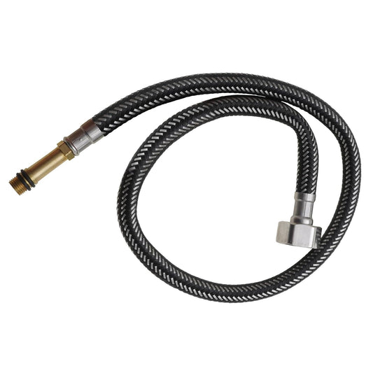 New Ware® Double Grip Stainless Steel Connection Pipe for Basin Mixer | Hot & Cold Water Supply Hose for Kitchen Sink & Bathroom (18 Inch, 1 Pair)