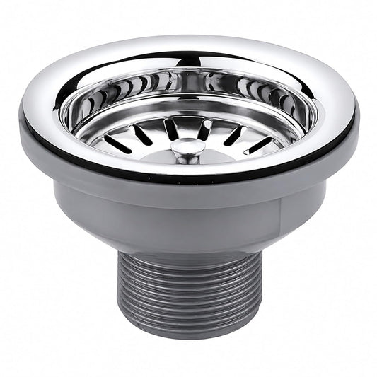 NEW WARE® 3 Inch PVC Waste Coupling Stopper | Full Thread Sink Drain Fitting | Leak-Proof Waste Pipe Connector for Kitchen Sink & Wash Basin | Durable Corrosion-Resistant Plumbing Drain Accessory