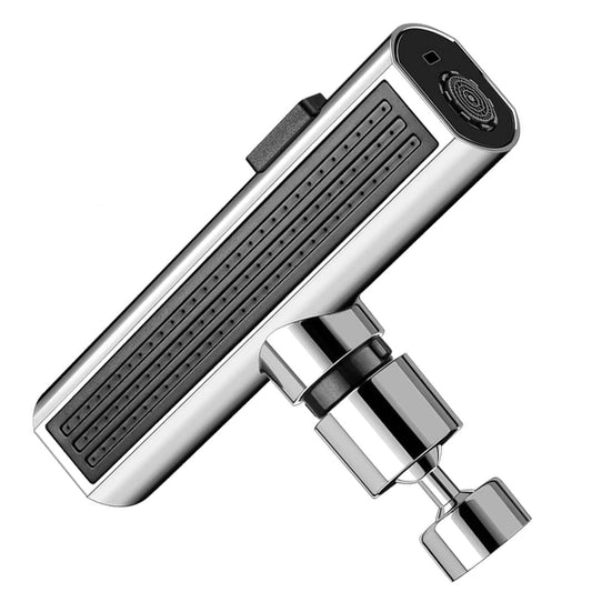 New Ware ABS 360 Degree Swivel 3 in 1 Waterfall Revolving Single Hole Outer Thread Kitchen Tap Faucet Multi Flow Spray Gun Vegetable Washing Kitchen Sink Mixer Tap