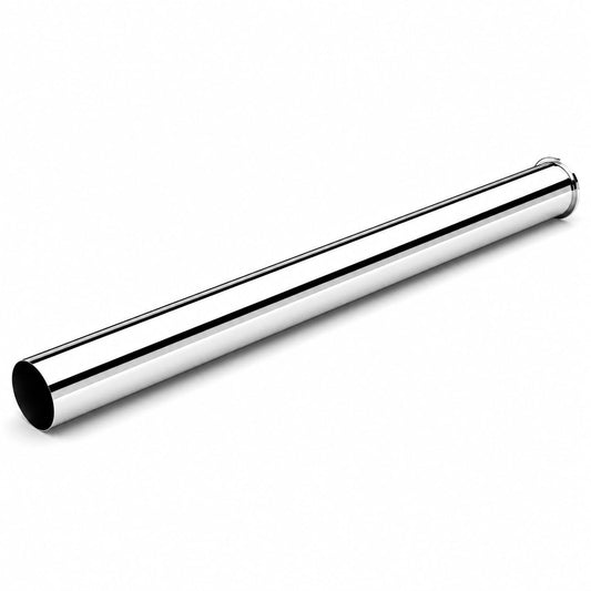 NEW WARE® Stainless Steel Bottle Trap Pipe 9 Inch for Wash Basin & Kitchen Sink | Round Bathroom Basin Waste Drain Pipe | Heavy Duty Rust Resistant Mirror Finish Leak Proof Waste Coupling Silver
