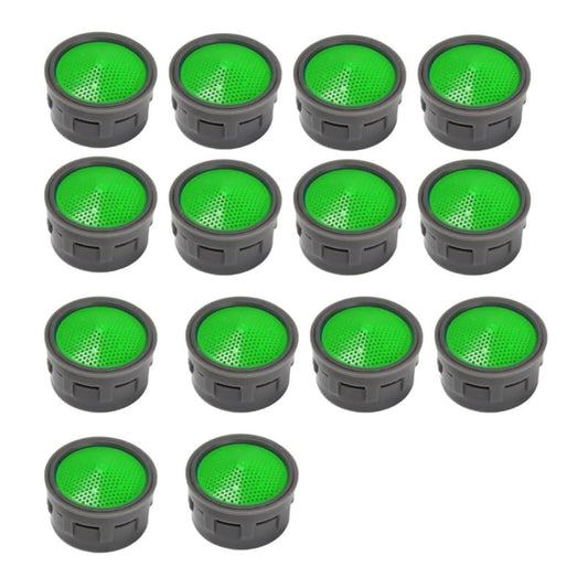New Ware® Plastic Fusion Water Aerator Bubbler Filter Nozzle for Tap & Faucet | Eco-Friendly Water Saver | Reduces Water Waste | Healthy Flow Filter | Black | Pack of 15