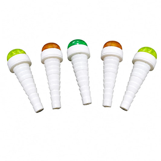 NEW WARE® 1/2 Inch, 3/4 Inch & 1 Inch FTA PP PVC 3-in-1 Water Tap Adapter Jointer | Universal Hose Pipe Connector for Garden, Kitchen & Bathroom | Leak Resistant Faucet Fitting Multicolour Pack of 5