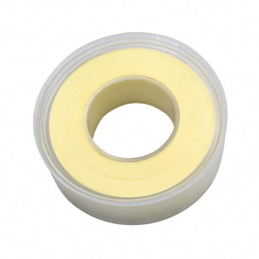 NEW WARE PTFE Teflon Tape 10 Meter x 12mm Thread Seal Tape for Plumbing Pipe Fittings Leak Proof Water Gas Pipe Sealant High Density White PTFE Tape for Bathroom Kitchen Use Pack of 1 Roll