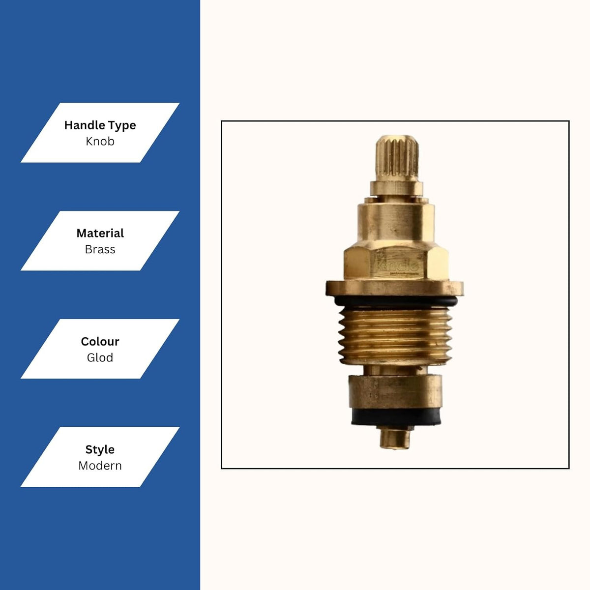 New Ware Tap Spindle Replacement Disc 15 mm | Ceramic Cartridge for Hot & Cold Faucet Valves | Jaguar Continental & Parryware Jade Compatible