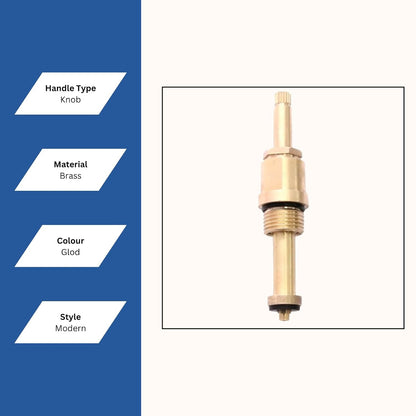 New Ware Tap Spindle Replacement Disc for Jaguar Continental Type Faucets | Marc Type Oriental C/S/C 1/2 Inch | Hot & Cold Water Valve