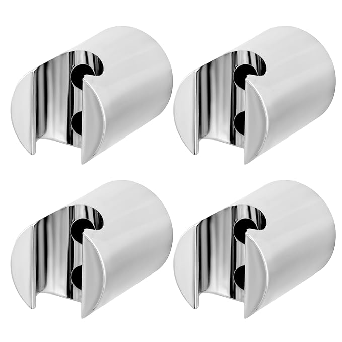 NEW WARE® (Pack of 4 CP ABS Wall Hook for Faucet, Health Faucet/Hand Shower/Multi Purpose | Wall Mounted Holder