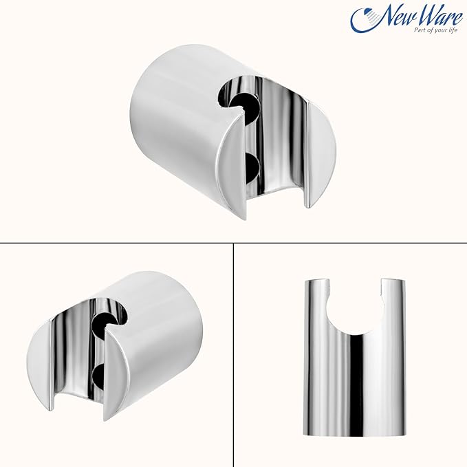 NEW WARE® (Pack of 4 CP ABS Wall Hook for Faucet, Health Faucet/Hand Shower/Multi Purpose | Wall Mounted Holder