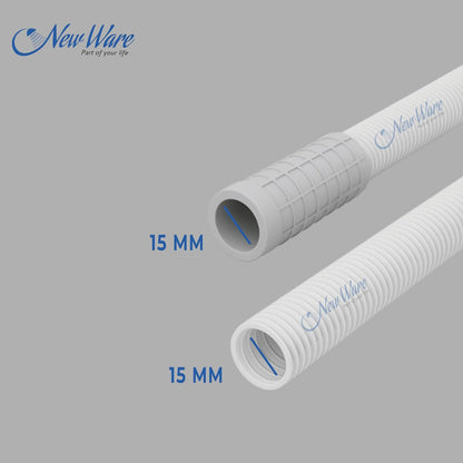 New Ware® 5 Meter Multipurpose Hose Pipe | Drain Pipe | Extenstion Pipe for AC Outlet Drain Water - Pack of 1 (White)