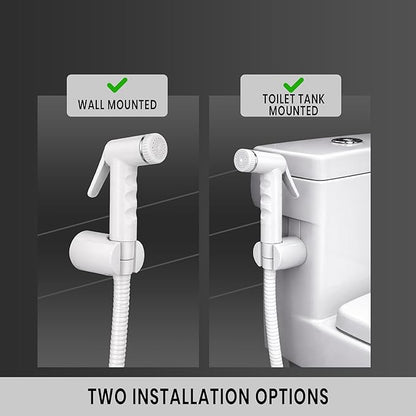 New Ware PTMT Health Faucet Gun for Toilet-Bathroom/High Pressure Water Spray Gun for Personal Hygiene - Modern Sanitary Washer Gun/Handheld Bidet Gun - Jet Spray Gun for Home & Bathroom (Gun Only)